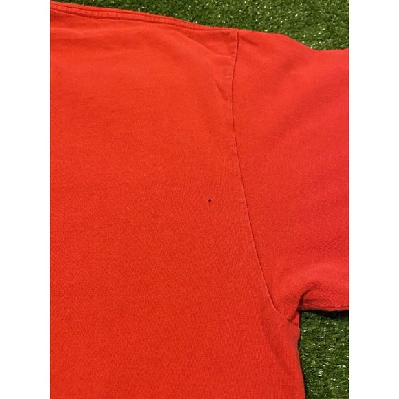 Vintage 90s Nike Air Just Do It center swoosh long sleeve t-shirt XL red - Picture 12 of 15